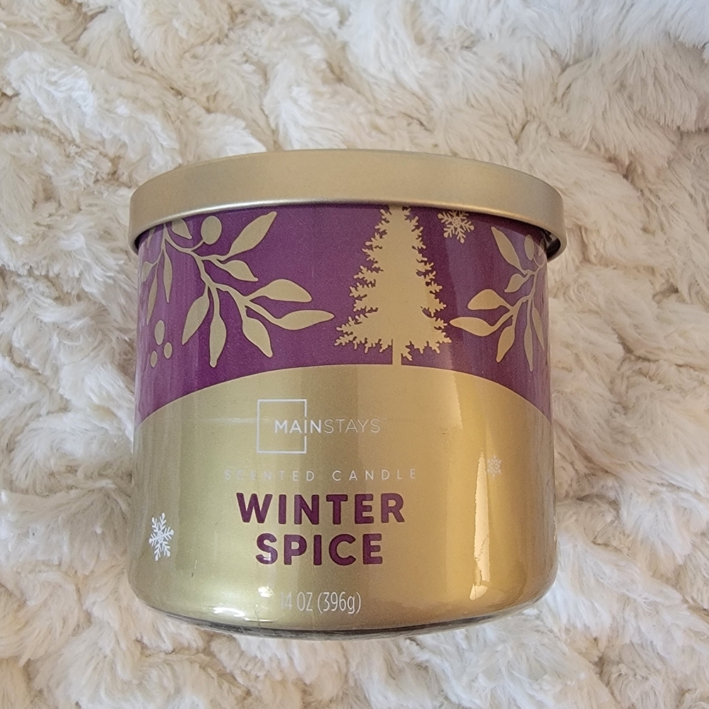 Mainstays Winter Spice 3 Wick Scented Candle